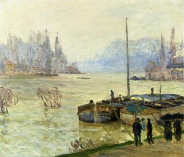 Flood (Joinville-le-Pont) Artwork by Maxime Maufra