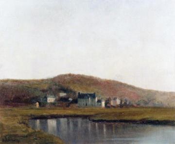 The Village of Montfort-sur-Risle Artwork by Albert Lebourg