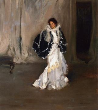 The Black Cape Artwork by Alfred Henry Maurer
