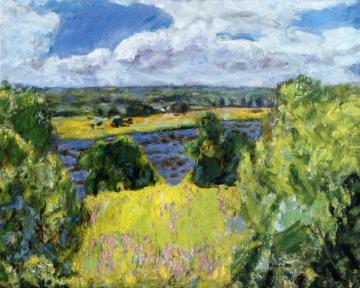 Vernon, Landscape Of The  Midi Artwork by Pierre Bonnard