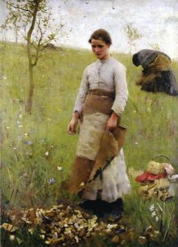 The Stone Pickers Artwork by Sir George Clausen