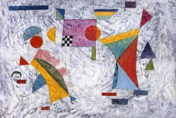 Flighty Artwork by Wassily Kandinsky