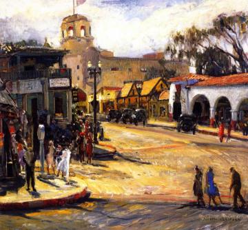 Laguna Avenue And Hotel Laguna Artwork by Joseph Kleitsch