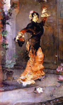 Dancing Lady Artwork by Harry Humphrey Moore