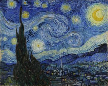 The Starry Night Artwork by Vincent Van Gogh
