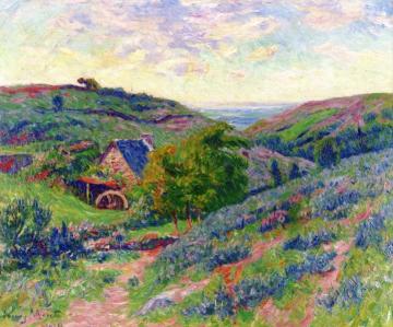 The Mill at Doualan, Finistre Artwork by Henry Moret
