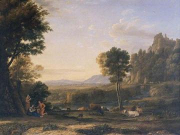 Pastoral Landscape Artwork by Claude Lorrain