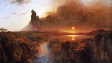 Cotopaxi Artwork by Frederic Edwin Church