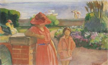 A walk by the sea Artwork by Henri Lebasque