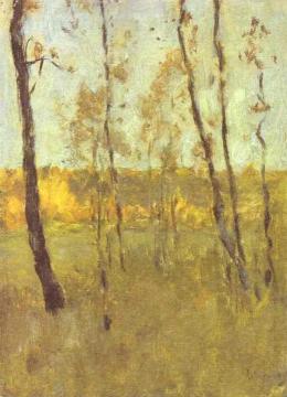 Autumn. Study Artwork by Isaac Ilich Levitan