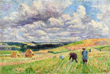 Children In The Fields Artwork by Maximilien Luce