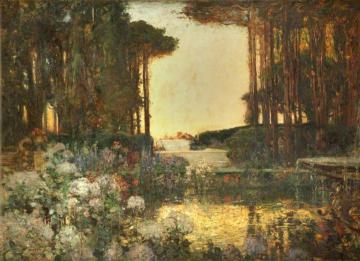The Garden of Peace Artwork by Thomas Edwin Mostyn