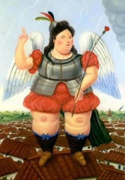 Archangel Artwork by Fernando Botero