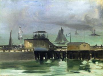 The Jetty at Boulogne Artwork by Edouard Manet