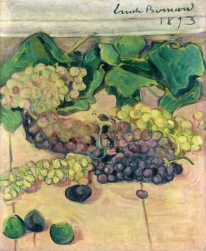 Still Life with Grapes Artwork by Émile Bernard