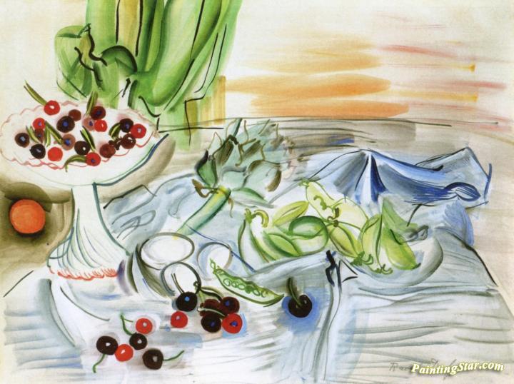 Still Life With Artichoke Artwork by Raoul Dufy