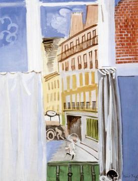 View from Dufy's Study over l'Impasse Guelma Artwork by Raoul Dufy