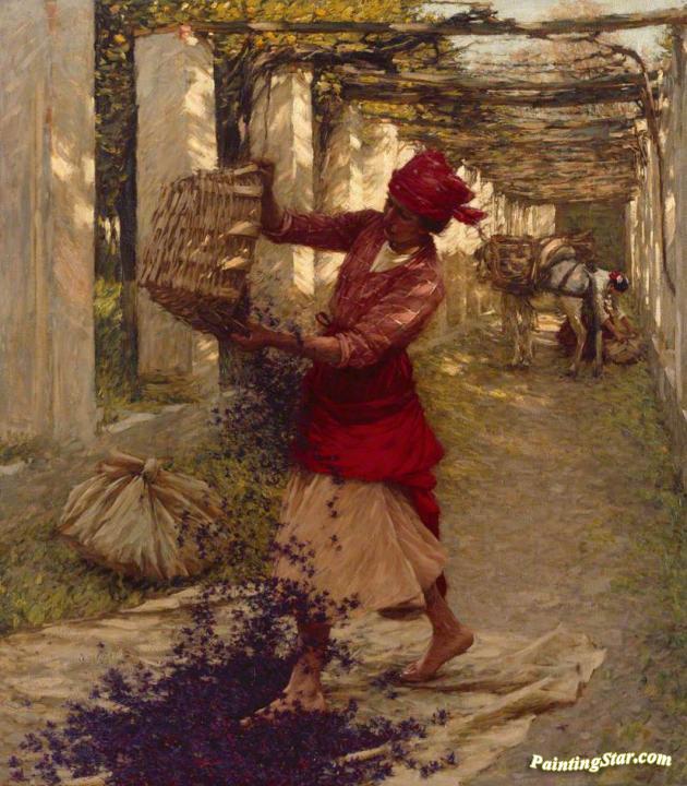 Violets for Perfume Artwork by Henry la Thangue