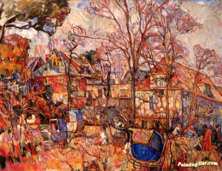 Autumn, Composition Artwork by Abraham A. Manievich