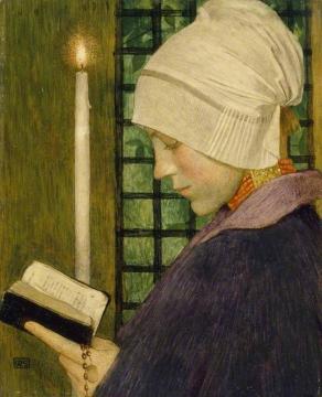 Candlemas Day Artwork by Marianne Stokes