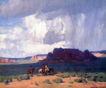 Desert Rain Artwork by Edgar Alwyn Payne