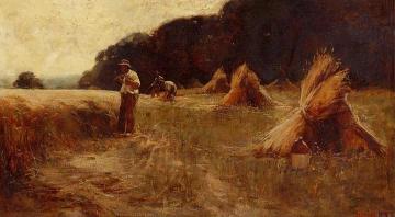 The Harvesters Artwork by Leon Augustin Lhermitte