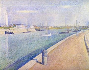 The Channel At Gravelines, Petit-fort-philippe Artwork by Georges Seurat