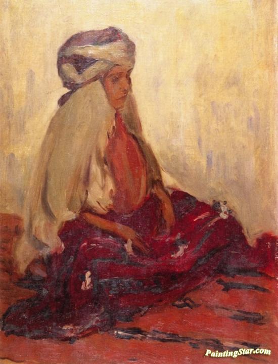 Kabyle Woman Artwork by Lucien Abrams