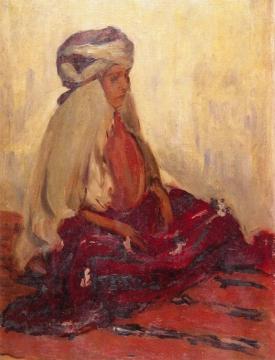 Kabyle Woman Artwork by Lucien Abrams