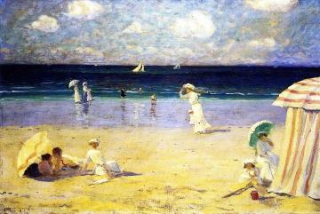 Summer Breeze At Dinard Artwork by Clarence Gagnon