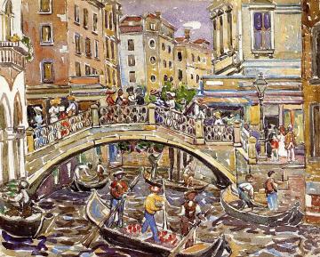 Canal Artwork by Maurice Prendergast