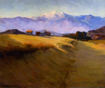 San Gorgonio and Road Artwork by Jean Mannheim