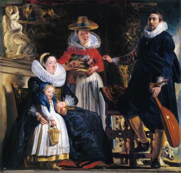 The Family Of The Artist Artwork by Jacob Jordaens