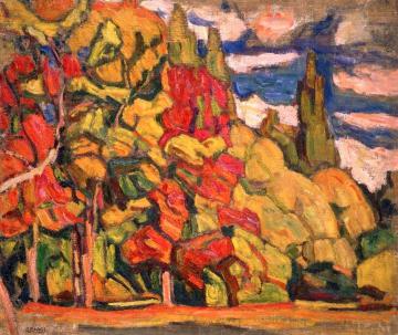 Autumn Artwork by Abraham A. Manievich