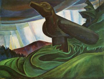 Big Raven Artwork by Emily Carr