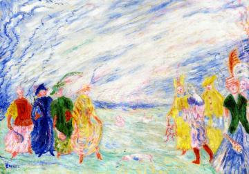 The Encounter Artwork by James Ensor