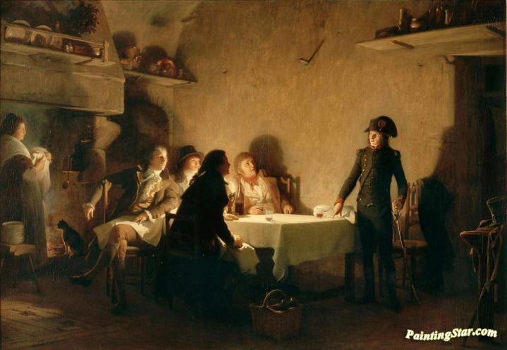 Le Souper de Beaucaire Artwork by Jean Jules Antoine Lecomte du Nouy