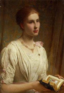 Miss Helen Lindsay Artwork by Charles Edward Perugini