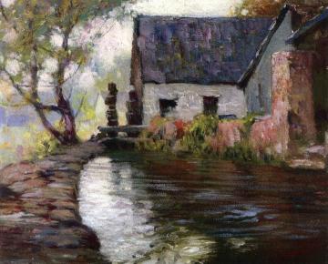 Pont Aven, Brittany, Finistere Artwork by Georges Ames Aldrich