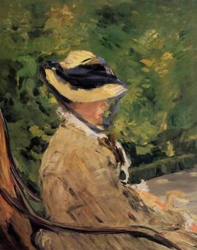 Madame Manet at Bellevue Artwork by Edouard Manet