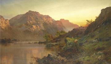 Ben Lomond Artwork by Alfred de Breanski, Sr.
