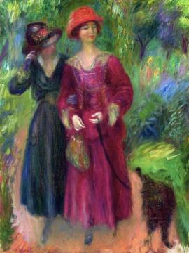 A Stroll in the Park Artwork by William James Glackens