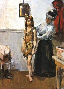 In the Dressing Room Artwork by Isaac Israels