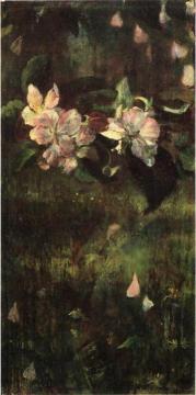 Apple Blossoms Artwork by John La Farge