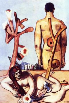 Man and Woman Artwork by Max Beckmann