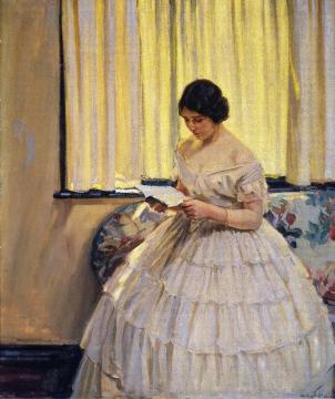 The Victorian Dress Artwork by Helen Galloway McNicoll