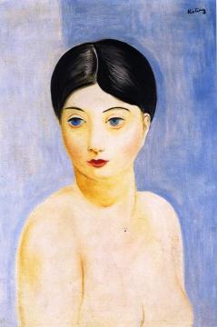 Nude Bust Artwork by Moise Kisling