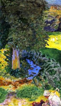 Marthe And Her Dog Artwork by Pierre Bonnard