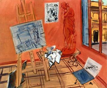 The Studio in the Rue Jeanne-d'Arc Artwork by Raoul Dufy
