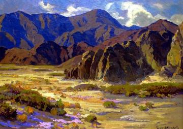 Desert Mountains, Coachella Valley Artwork by Franz Bischoff